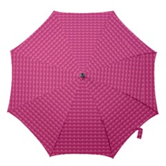 Abstract-pink Love Hook Handle Umbrellas (large) by nateshop