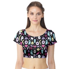 [made To Order] Pastel Goth Crop Top by Glucosegirl