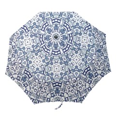 Blue-design Folding Umbrellas by nateshop