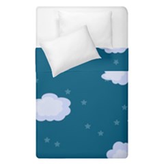 Clouds Duvet Cover Double Side (single Size) by nateshop