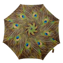 Peacock-bird Hook Handle Umbrellas (large) by nateshop