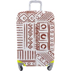 Tribal Pattern Vintage Texture Luggage Cover (large) by Sapixe