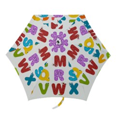 Vectors Alphabet Eyes Letters Funny Mini Folding Umbrellas by Sapixe