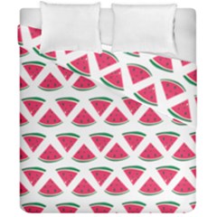 Illustration Watermelon Fruit Food Melon Duvet Cover Double Side (california King Size) by Sapixe