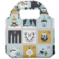 Advent Calendar Foldable Grocery Recycle Bag by Sapixe