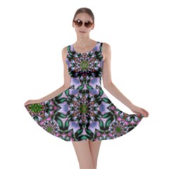 Tropical Blooming Forest With Decorative Flowers Mandala Skater Dress by pepitasart