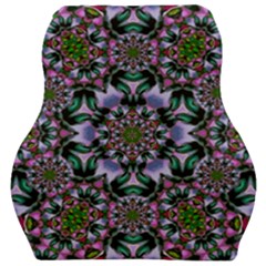 Tropical Blooming Forest With Decorative Flowers Mandala Car Seat Velour Cushion  by pepitasart