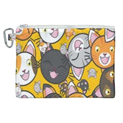 Cats Canvas Cosmetic Bag (xl) by nateshop