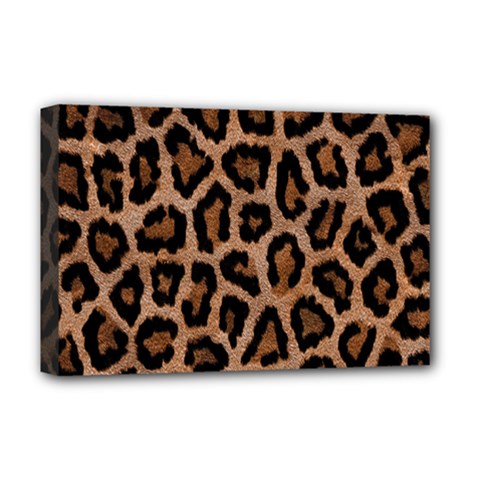 Paper-dark-tiger Deluxe Canvas 18  X 12  (stretched) by nateshop