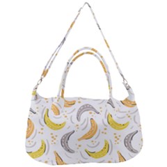 Seamless Stylish Pattern-with-fresh-yellow-bananas-background Removal Strap Handbag by Wegoenart