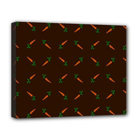 Carrots Deluxe Canvas 20  X 16  (stretched) by nateshop