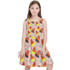 Kawaii Candy Corn Kids  Skater Dress by LemonadeandFireflies