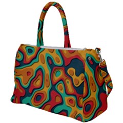 Paper Cut Abstract Pattern Duffel Travel Bag by Amaryn4rt