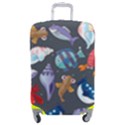 Sea Animals Pattern Wallpaper Fish Luggage Cover (Medium) View1