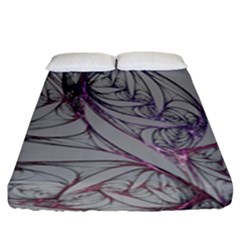 Art Illustration Abstract Background Watercolor Fitted Sheet (king Size) by Wegoenart