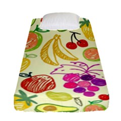 Seamless-fruit Fitted Sheet (single Size) by nateshop
