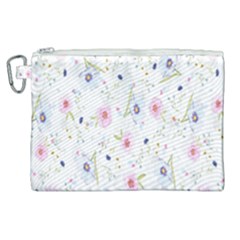 Background-flower Beatiful Canvas Cosmetic Bag (xl) by nateshop