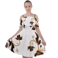 Im Fourth Dimension Colour 55 Cut Out Shoulders Chiffon Dress by imanmulyana