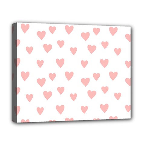 Small Cute Hearts Deluxe Canvas 20  X 16  (stretched) by ConteMonfrey