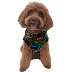 Peacock Feathers Color Plumage Dog Sweater by Celenk