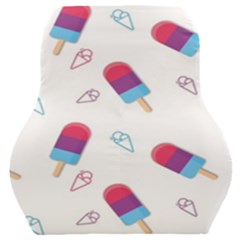 Ice Cream Popsicles Wallpaper Car Seat Back Cushion  by Ravend