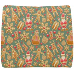 Gingerbread Christmas Decorative Seat Cushion by artworkshop
