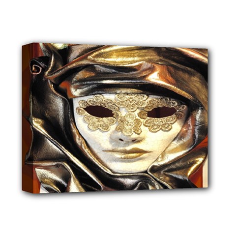 Artistic Venetian Mask Deluxe Canvas 14  X 11  (stretched) by ConteMonfrey