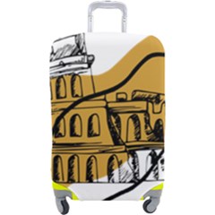 Colosseo Draw Silhouette Luggage Cover (large) by ConteMonfrey