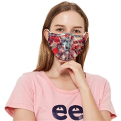 Mirror Fractal Fitted Cloth Face Mask (adult) by Sparkle
