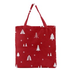 Abstract-cute-christmas Seamless Grocery Tote Bag by nateshop
