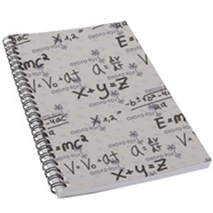 Pattern Wallpaper Math Formula Albert Einstein 5 5  X 8 5  Notebook by danenraven