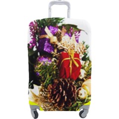 Christmas Decorations Luggage Cover (large) by artworkshop