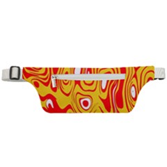 Red-yellow Active Waist Bag by nateshop