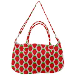 Strawberries Removal Strap Handbag by nateshop