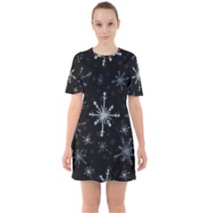The Most Beautiful Stars Sixties Short Sleeve Mini Dress by ConteMonfrey