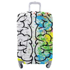 Brain Mind Psychology Idea Drawing Luggage Cover (medium) by Wegoenart