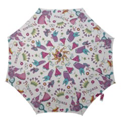 Princess Element Background Material Hook Handle Umbrellas (medium) by danenraven