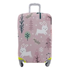 Winter Season Seamless Pattern Luggage Cover (small) by Jancukart