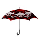 Punk Plaid Skull Hook Handle Umbrellas (Small) View3