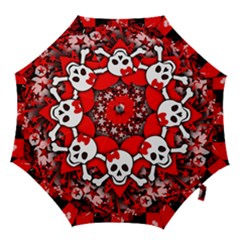 Skull Romance Hook Handle Umbrellas (medium) by GothicPunkNZ