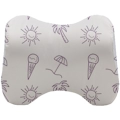 Doodles - Beach Time! Head Support Cushion by ConteMonfrey