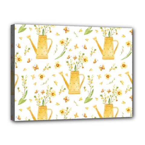 Easter Garden   Canvas 16  X 12  (stretched) by ConteMonfrey