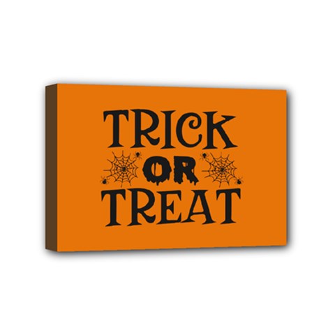 Trick Or Treat Mini Canvas 6  X 4  (stretched) by ConteMonfrey