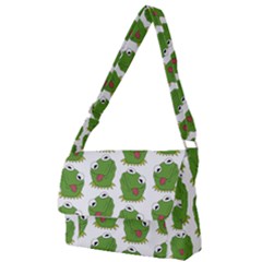 Kermit The Frog Pattern Full Print Messenger Bag (s) by Valentinaart