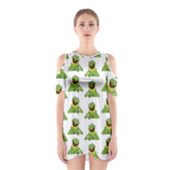 Kermit The Frog Shoulder Cutout One Piece Dress by Valentinaart