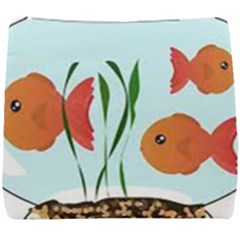 Fishbowl Fish Goldfish Water Seat Cushion by artworkshop