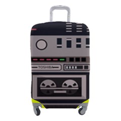 Cassette Recorder 80s Music Stereo Luggage Cover (small) by Pakemis