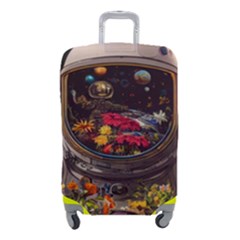 Astronaut Universe Planting Flowers Cosmos Jpg Luggage Cover (small) by Pakemis