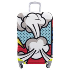 Rays Smoke Pop Art Style Vector Illustration Luggage Cover (medium) by Pakemis