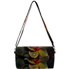 Beautiful Floral Removable Strap Clutch Bag by Sparkle